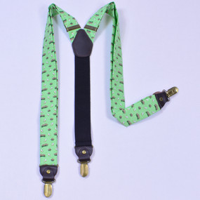 The Tiki Lounge Suspenders - Green