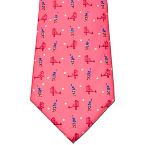 Sea to Shining Sea Tie - Washed Red