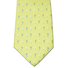 Tee Time Tie - Yellow