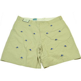 Cisco Embroidered Shorts with Sailfish - Stone