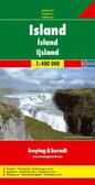 Indexed road map of Iceland at 1:400,000 from Freytag & Berndt with a street plan of central Reykjavik. Numerous large icons boldly highlight various places of interest, campsites and tourist huts, sport and recreational facilities, etc.

Topography is shown by contour at 200m intervals with additional relief shading and spot heights, plus plenty of names of geographical features and clearly marked protected areas.

Road network includes unsurfaced roads and tracks with driving distance on main routes and locations of petrol stations. Local airports and ferry routes are marked. Large icons highlight various places of interest, campsites and youth hostels, mountain refuges and emergency shelters, geysers, waterfalls, viewpoints, etc. The map has a latitude and longitude lines at intervals of 30’. The index, giving postcode numbers for most locations, is on the reverse of the map.

*Multilingual map legend includes English.*