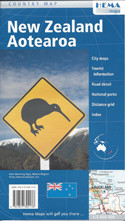 New Zealand Aotearoa map Travel Map