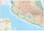 Indexed road map covering central Mexico, with a large plan of central Mexico City on the reverse. The main map extends from Veracruz in the east to Leon in the west, and from Acapulco in the south to Ciudad Victoria in the north. Altitude tinting represents the general relief with spot heights for major peaks. Swamp areas, reefs and national parks are distinguished. Road detail includes some minor roads and tracks and shows locations of selected petrol stations and intermediate distances on major routes. Main railways and province boundaries are drawn, with a range of symbols showing local airports and airfields, archaeological sites, places of interest, beaches, etc. Lines of latitude and longitude are at 1° intervals.

The clear indexed plan of the central capital at 1:12,500 includes the east and west bus termini, the Buenavista railway station and much of the Bosque de Chapultepec. An inset covers the San Angel - Coyoacan district lying a few km to the south. Notable buildings, institutions and attractions are highlighted, subway lines and stations are marked and symbols show churches, tourism offices, museums, hospitals, post offices, hotels etc. A diagram of the metro system is also included, and another small inset shows the major roads of whole of the city at 1:75,000. The map legends are in English and Spanish.
