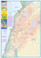 Lebanon on an indexed road map at 1:190,000 from ITMB, plus on the reverse an indexed street plan of Beirut at 1: 8,300; also included are historical notes on the country’s civil war from 1975 to 1991. All place names on the road map and the plan are in Latin alphabet only. 

The map shows Lebanon’s road and rail networks on a base with the topography indicated by altitude colouring, plus graphics for deserts, swamps, etc. Symbols mark various places of interest including selected hotels and campsites, historical and cultural sites, beaches, etc. The map also shows the course of the historic Silk Road from Beirut to Damascus or to Baalbek and northwards towards the northern border with Syria. Latitude and longitude lines are drawn at 15’ interval. The map is indexed and surrounded by notes about the country’s main historical sites. 

On the reverse is a clear, indexed street plan of Beirut at 1:8,300, extending south to include part of the infamous Shatila Palestinian Refugee Camp. Symbols indicate locations of selected hotels and restaurants, shopping centres, petrol stations, cultural institutions, etc.