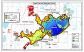 Buffalo Lake Map | Canada map | GoTrekkers Map Store