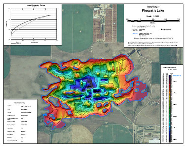 Fincastle Lake Map | Canada map | GoTrekkers Map Store