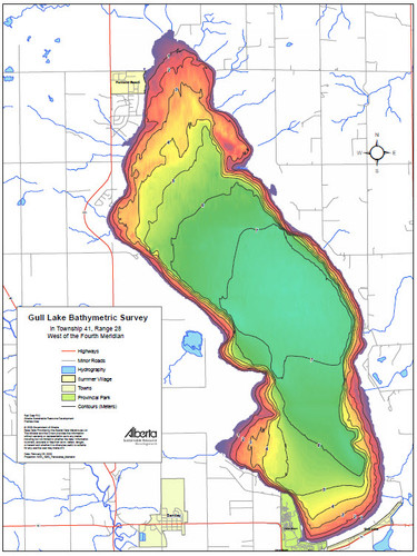 Gull Lake Map