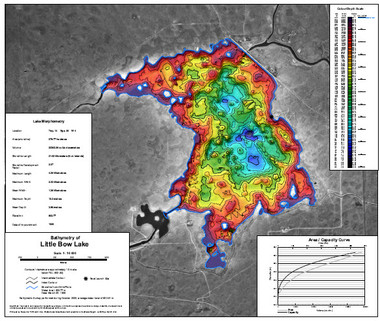 Little Bow Lake Map