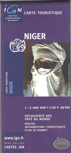 Niger Map | TravelMap | GoTrekkers Map Store