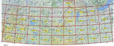 Mongolia NW 250K topographic maps