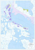 Yukon and Northwest Territories Northern Canada Map from 1989