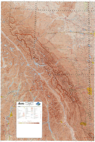 Alberta Base Map SW 1997