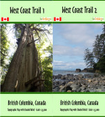 Map Set of West Coast Trail BC, scale 1:35,000, 47" x 17"