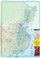 Large double-sided map of China including Taiwan, with Hai Nam in an inset. Elevation tinting in pastel shades shows the general relief, and selected mountain peak altitudes are marked. The map shows China's provincial boundaries, and symbols for cities classify them according to population size. Road detail distinguishes, expressways, state highways and provincial highways and includes some lower order connecting routes. Intermediate driving distances are indicated on many routes. Main railways and the Great Wall are included and symbols depict ports, airports, passes, locations of interest, ruins, nature reserves and forest parks. Other detail includes swamps, sand expanses, glaciers, salt water lakes, salt pans and the Great Wall. Latitude and longitude lines are drawn at 2 degree intervals. Coverage divides the country into east a west sections with a generous overlap.

All text is in roman script only.The map includes an index of place names. A plan of central Beijing is provided in an inset. This is not indexed but indicates many landmarks, sites of interest and tourist facilities eg. hospitals, the tourist information office, places of worship and selected hotels.