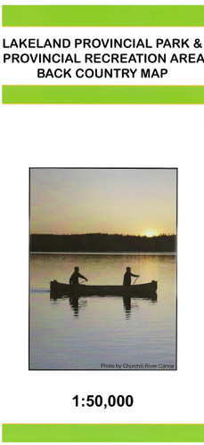 Lakeland Provincial Park & Provincial Recreation Area Back Country Map