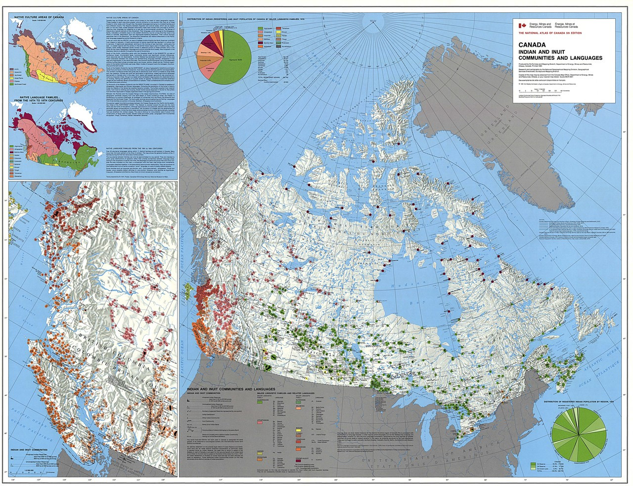 Map Of Canada Languages - Maps of the World