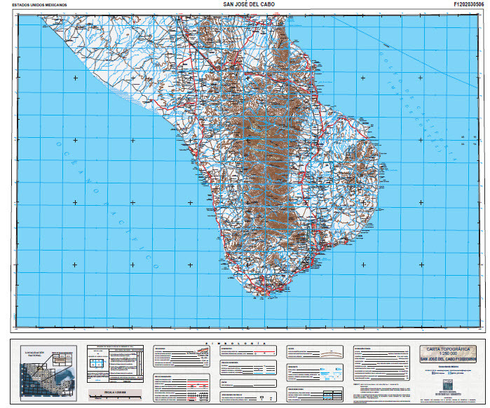 Baja topo Maps | GoTrekkers Map Store