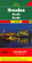 Indexed street map of Dresden at 1:20,000 from Freytag & Berndt with an enlargement of the Old Town at 1:8,000, as well as map of the environs of Dresden. Mapping is bright, colourful and clear, with one-way streets shown, as well as the S-bahn, bus, tram, cable-car and Elbe ferry networks with stops clearly indicated.

Points of interest such as museums of the Dresden State Art Collections, the the Saxon State Opera, theatres and parks are marked, as are local facilities. The enlargement of the Old Town shares the same mapping but with more clarity, and is indexed along with the main map on the reverse. A map of the city’s environs shows the major road network leading into Dresden.

A diagram of Dresden's VGN Network (S-bahn, bus, tram, cable-car and Elbe ferry) included.

Map legend includes English.