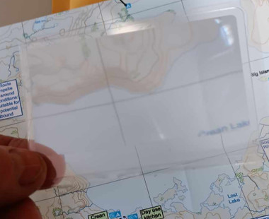 Magnifying glass flat small