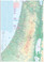 Palestine Jerusalem Travel Map