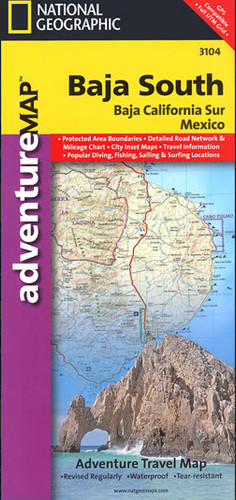Baja South Travel Map