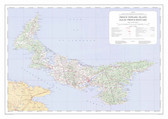 PEI Prince Edward Island Map 34" x 24" from the 1974