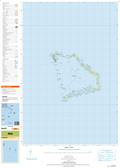 Topographic map of the Atafu in the Pacific at scale 1:25,000 by the NZ government