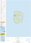 Topographic map of the Mitiaro in the Pacific at scale 1:25,000 by the NZ government