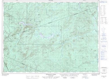  New Brunswick Topographic Map

