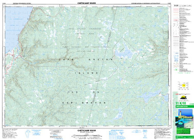Nova Scotia Topographic Map