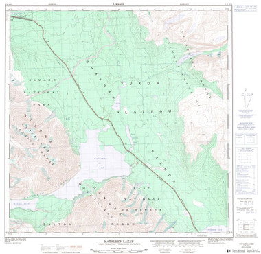 Yukon Topographic Map