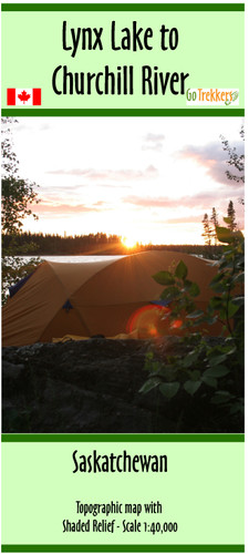 Lynx Lake to Churchill River Map