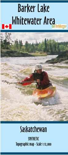 Barker Lake Whitewater Area Map - SYNTHETIC