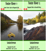 Foster River Map Set - Foster Lakes to Churchill River