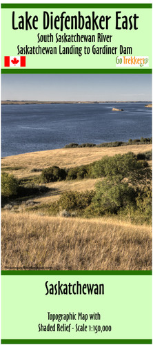 Lake Diefenbaker East Map