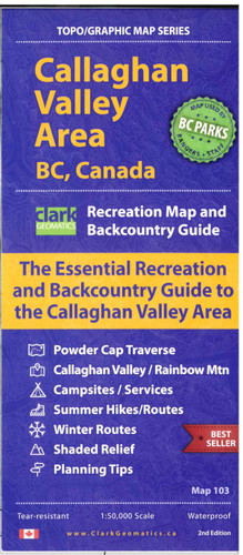 Callaghan Valley map front