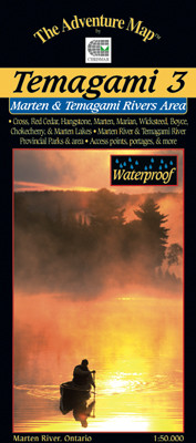 Temagami 3 - Marten & Temagami Rivers Area Map