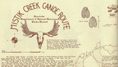 Mistik Creek Historical Canoe Map