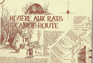 Riviere aux Rat Historical Canoe Map