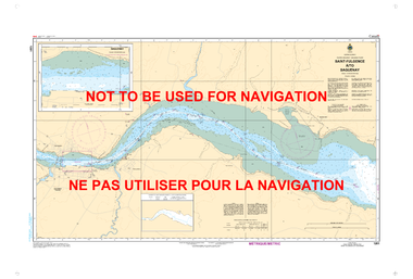 Saint-Fulgence à/to Saguenay Canadian Hydrographic Nautical Charts Marine Charts (CHS) Maps 1201
