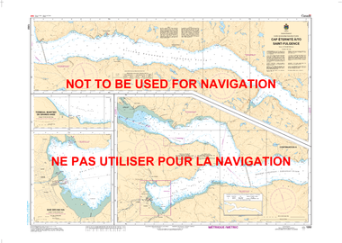 Cap Éternité à/to Saint Fulgence Canadian Hydrographic Nautical Charts Marine Charts (CHS) Maps 1202