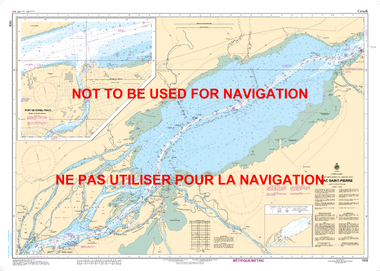 Lac Saint-Pierre Canadian Hydrographic Nautical Charts Marine Charts (CHS) Maps 1312