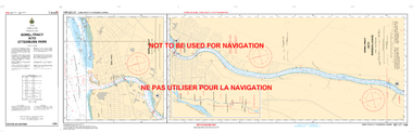 Sorel-Tracy à/to Otterburn-Park Canadian Hydrographic Nautical Charts Marine Charts (CHS) Maps 1350