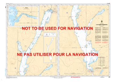 Lac Memphrémagog Canadian Hydrographic Nautical Charts Marine Charts (CHS) Maps 1360