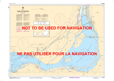 Canal de la Rive Sud Canadian Hydrographic Nautical Charts Marine Charts (CHS) Maps 1429