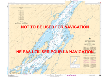 Whaleback Shoal to/au Summerland Group Canadian Hydrographic Nautical Charts Marine Charts (CHS) Maps 1436