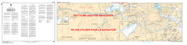 Ottawa to/à Smiths Falls Canadian Hydrographic Nautical Charts Marine Charts (CHS) Maps 1512