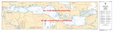 Chats Falls à/to Chenaux Canadian Hydrographic Nautical Charts Marine Charts (CHS) Maps 1551