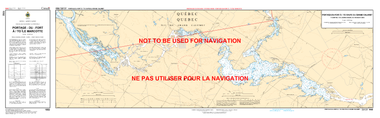 Portage-du-Fort à/to Île Marcotte Canadian Hydrographic Nautical Charts Marine Charts (CHS) Maps 1552