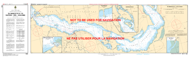 Île Marcotte à/to Rapides-des-Joachims Canadian Hydrographic Nautical Charts Marine Charts (CHS) Maps 1553
